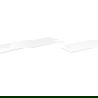 Mexen Uni stalviršis spintelei 190 cm, baltas blizgus - 91AXX-1904-464-18-00