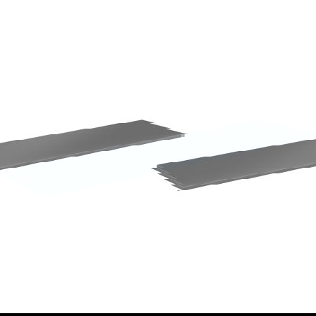 Mexen Uni spintelės stalviršis 210 cm, grafitas matinis - 91AXX-2104-464-18-66