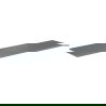 Mexen Uni stalviršis spintelėms 210 cm, grafito matinė - 91AXX-2104-464-18-66