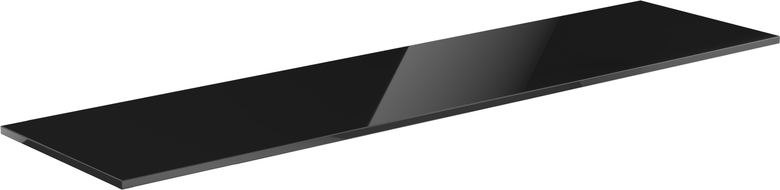 Mexen Uni spintelės stalviršis 180 cm, juodas blizgus - 91AXX-1804-464-18-70