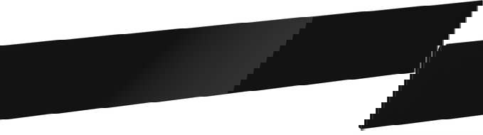 Mexen Orio korpuso spintelės priekinė dalis 140 x 20 cm, juodas blizgus - 91A10-1400-235-1-70