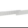 Mexen Rivel priekinis rifliuotas korpusui vonios spintelės 160 x 20 cm, pilka matinė - 91A20-1600-235-1-62