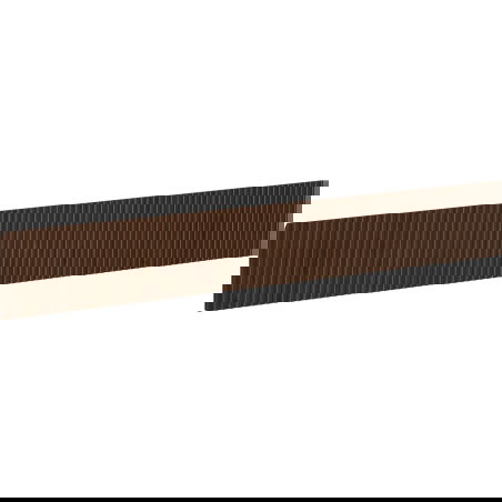 Mexen Rivel priekinis ryflowany prie vonios spintelės korpuso 140 x 20 cm, riešutas - 91A20-1400-235-1-86