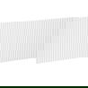Mexen Rivel priekis grublėtas spintelės korpusui, 80 x 43,5 cm, baltas matinis - 91A20-0800-470-1-01