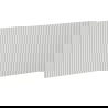 Mexen Rivel priekis šlifuotas vonios spintelės korpusui 80 x 43,5 cm, pilkas matinis - 91A20-0800-470-1-62