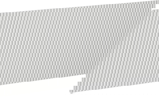 Mexen Rivel priekinis ryflowany prie vonios spintelės korpuso 100 x 43,5 cm, pilkas matinis - 91A20-1000-470-1-62