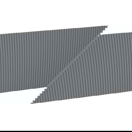 Mexen Rivel priekinė rifuota dalis spintelės korpusui 120 x 43,5 cm, matinis grafitas - 91A20-1200-470-1-66