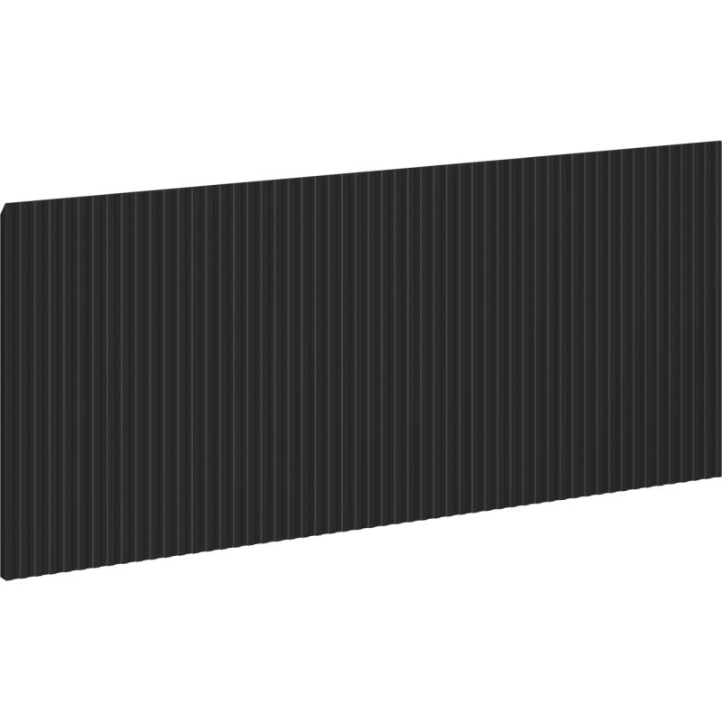 Mexen Rivel priekinė dalis su raštu korpuso vonios spintelės 120 x 43,5 cm, juodas matinis - 91A20-1200-470-1-71