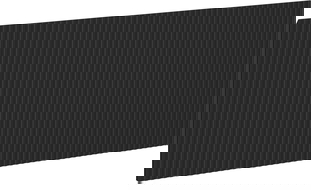 Mexen Rivel priekinė rifliuota panelė vonios spintelės korpusui 120 x 43,5 cm, juodas matinis - 91A20-1200-470-1-71