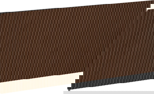 Mexen Rivel priekinė dalis su grioveliais vonios spintelės korpusui 120 x 43,5 cm, riešutas - 91A20-1200-470-1-86