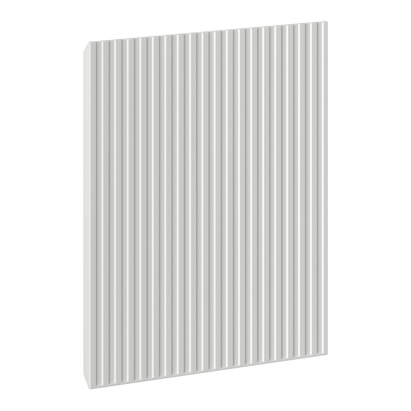 Mexen Rivel priekinė dalis su grioveliais prie vonios spintelės korpuso 30 x 43,5 cm, pilka matinė - 91A21-0300-470-1-62