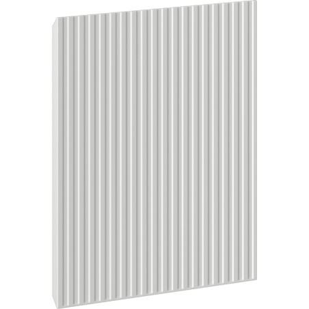 Mexen Rivel griovelėmis dekoruotas priekis vonios spintelės korpusui 45 x 43,5 cm, pilkas matinis - 91A21-0450-470-1-62