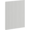 Mexen Rivel griovelėmis dekoruotas priekis vonios spintelės korpusui 45 x 43,5 cm, pilkas matinis - 91A21-0450-470-1-62