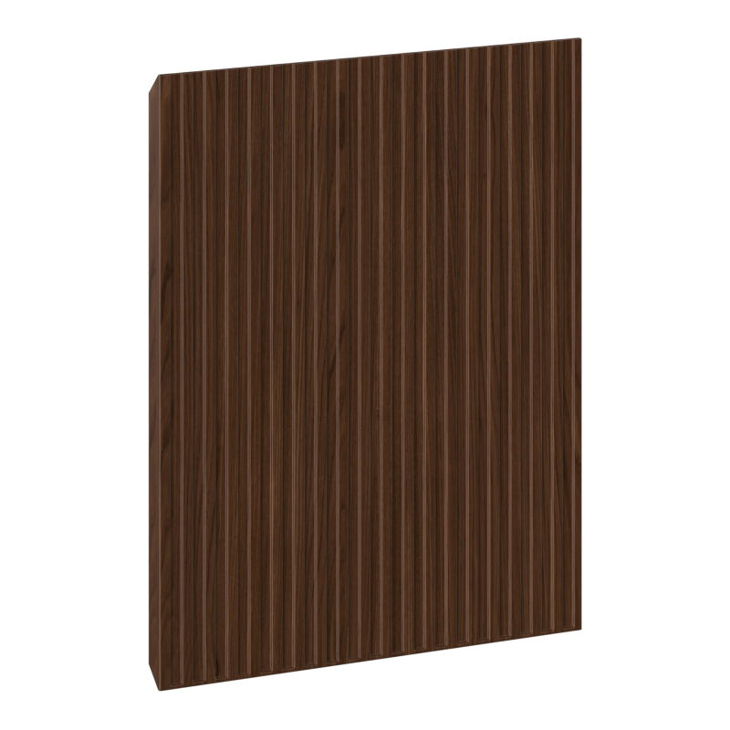 Mexen Rivel priekinė rifliuota dalis vonios spintelės korpusui 35 x 43,5 cm, riešutas - 91A21-0350-470-1-86