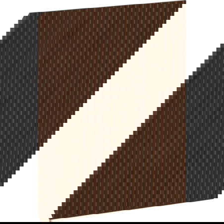 Mexen Rivel priekinė dalis rifliuota spintelės korpusui 35 x 43,5 cm, riešutas - 91A21-0350-470-1-86