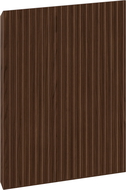 Mexen Rivel priekinė rifliuota dalis vonios spintelės korpusui 35 x 43,5 cm, riešutas - 91A21-0350-470-1-86