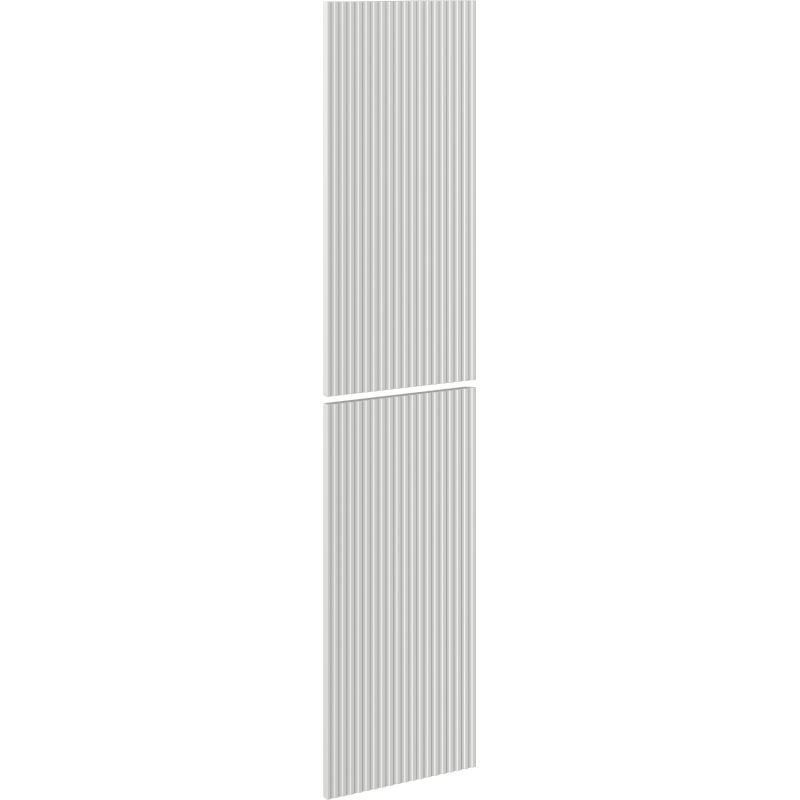 Mexen Rivel priekinė spintelės dalis su grioveliais 35 x 80 cm (2 vnt.), pilka matinė - 91A21-1600-300-2-62