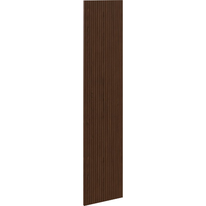Mexen Rivel priekinė plokštė su grioveliais spintelės korpusui 35 x 160 cm (1 vnt.), riešutas - 91A21-1600-300-1-86