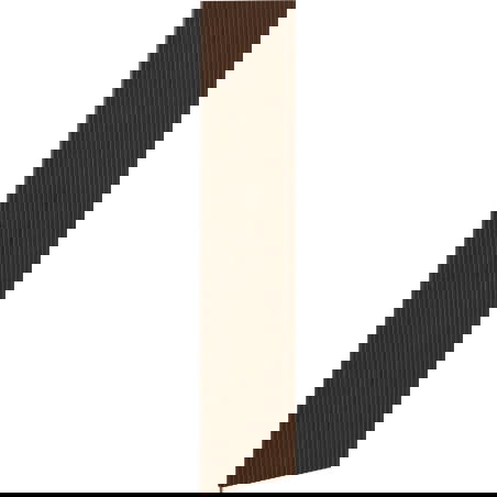 Mexen Rivel priekinė plokštė su grioveliais spintelės korpusui 35 x 160 cm (1 vnt.), riešutas - 91A21-1600-300-1-86