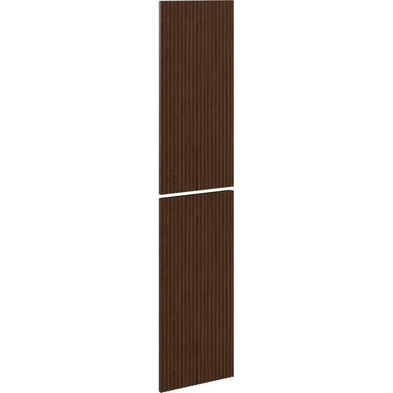 Mexen Rivel priekinės pjaustytos lakštai vonios spintelės korpusui 35 x 80 cm (2 vnt.), riešutas - 91A21-1600-300-2-86