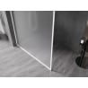 Mexen Kioto-F dušo siena Walk-in su rėmu 90 x 202 cm, matinė 8 mm, balta - 800-090-104-20-30