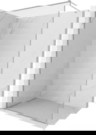 Mexen Kioto-F dušo sienelė Walk-in su rėmu 100 x 202 cm, skaidri 8 mm, chromas - 800-100-104-01-00