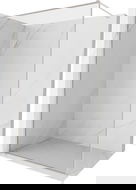 Mexen Kioto-F Dušo pertvara Walk-in su rėmais 70 x 202 cm, skaidrus 8 mm, šlifuotas nikelis - 800-070-104-97-00