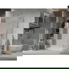 Mexen Lima sulankstoma dušo kabina 120 x 90 cm, Skaidrus, Chromo + dušo padėklas Flat - 856-120-090-01-00-4010