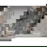Mexen Lima Duo sulankstoma dušo kabina 70 x 70 cm, Skaidrus, Chromo + dušo padėklas Flat - 856-070-070-01-02-4010