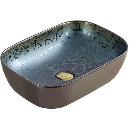 Mexen Rita praustuvo viršus 45 x 32 cm, žalia - 21084556