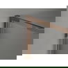 Mexen Kioto-F dušo kabinos siena su rėmu 170 x 70 cm, permatoma 8 mm, rožinis auksas - 800-170-202-04-60-070