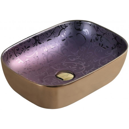 Mexen Rita praustuvo antstalinis 45 x 32 cm, violetinis - 21084557