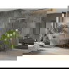 Mexen Omega stumdoma dušo kabina 100 x 90 cm, Skaidrus, Chromo + dušo padėklas Flat, Juoda - 825-100-090-01-00-4070