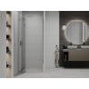 Mexen Roma pakreipiamos dušo durys 80 cm, Skaidrus, Chromo - 854-080-000-01-00