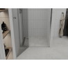 Mexen Roma 85 cm varstomos dušo durys, skaidrios, chromuotos - 854-085-000-01-00