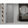 Mexen Roma pakreipiamos dušo durys 100 cm, Skaidrus, Chromo - 854-100-000-01-00