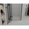 Mexen Roma atveriamos dušo durys 100 cm, skaidrios, juodos - 854-100-000-70-00