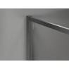 Mexen Kioto-F dušo sienelė Walk-in su rėmu 100 x 90 cm, skaidrus 8 mm, šautuvas pilkas šlifuotas - 800-100-202-04-66-090