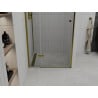Mexen Roma pakreipiamos dušo durys 90 cm, Skaidrus, Auksinė - 854-090-000-50-00
