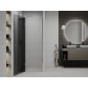 Mexen Roma dušo durys 80 cm, grafitas, chromas - 854-080-000-01-40