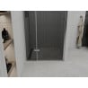 Mexen Roma varstomos dušo durys 90 cm, grafitas, chromas - 854-090-000-01-40