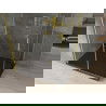 Mexen Omega stumdoma dušo kabina 100 x 80 cm, Skaidrus, Auksinė + dušo padėklas Flat, Juoda - 825-100-080-50-00-4070G