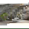 Mexen Omega stumdoma dušo kabina 100 x 80 cm, Skaidrus, Auksinė + dušo padėklas Flat, Juoda - 825-100-080-50-00-4070G