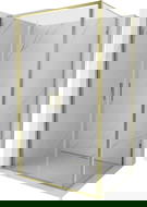 Mexen Exo atveriama dušo kabina 90 x 70 cm, skaidri, auksinė - 814-090-070-50-00