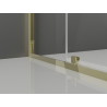 Mexen Exo-R vonia kabina su pasukamomis durimis 105 x 75 cm, skaidri, auksinė - 819-105-075-50-00
