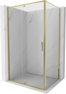 Mexen Exo-R Atidaromos dušo kabina 155 x 80 cm, skaidri, auksinė - 819-155-080-50-00