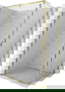 Mexen Exo atveriama dušo kabina 155 x 95 cm, skaidri, auksinė - 819-155-095-50-00