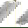 Mexen Exo varstoma dušo kabina 70 x 70 cm, skaidri, auksinė - 8182-070-070-50-00
