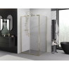 Mexen Exo atsidaro dušo kabina 70 x 100 cm, skaidri, auksinė - 8182-070-100-50-00