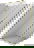 Mexen Exo 75 x 70 cm atveriamas dušo kabinas, permatomas, auksinis - 8181-075-070-50-00